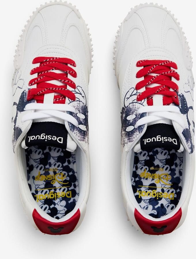 Desigual Sneakers laag blauw rood wit - Foto 3