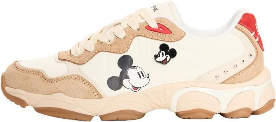 Desigual Sneakers laag gemengde kleuren wit