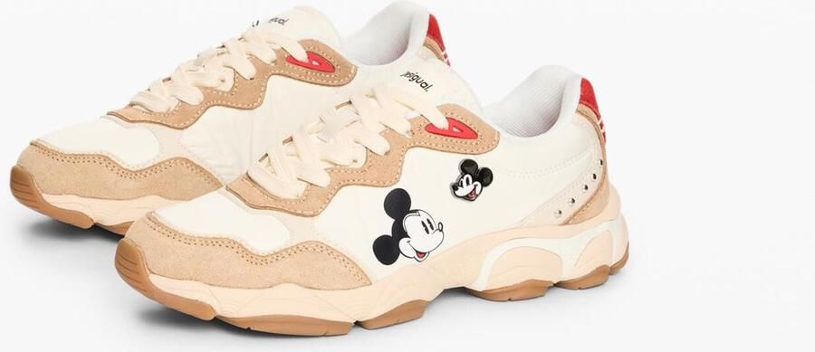 Desigual Sneakers laag gemengde kleuren wit - Foto 4