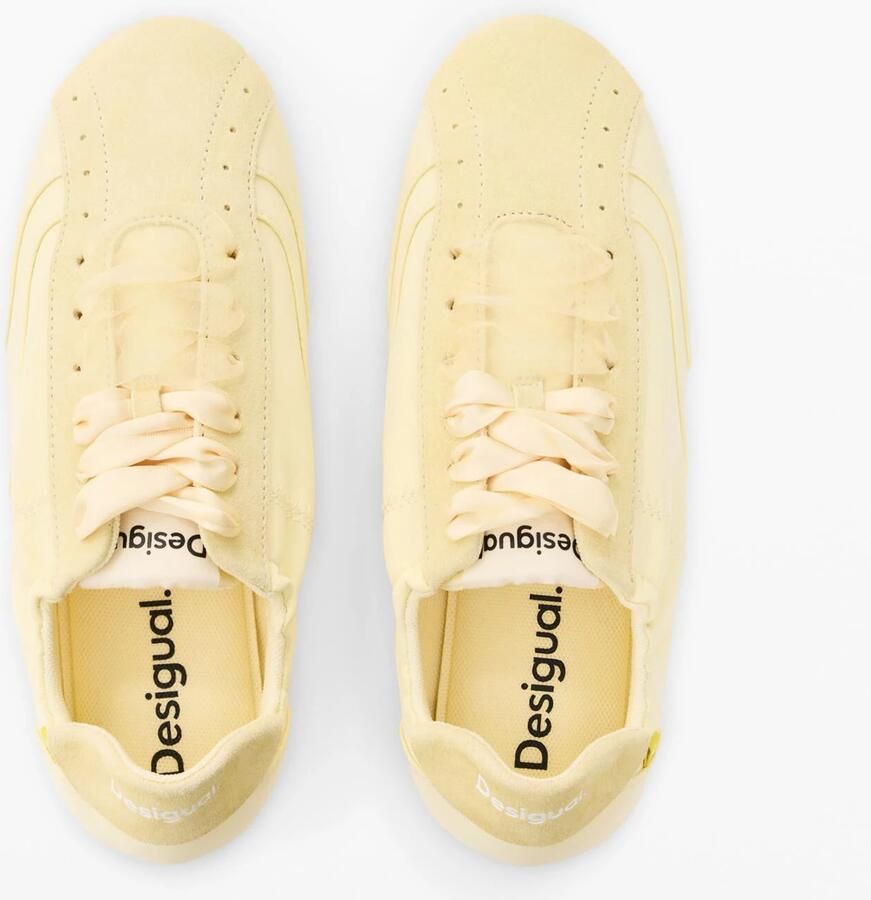 Desigual Sneakers laag lichtgeel - Foto 3