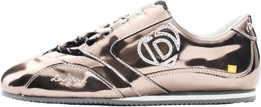 Desigual Sneakers laag lichtroze zwart