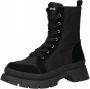 Desigual veterboots met panterprint zwart - Thumbnail 3