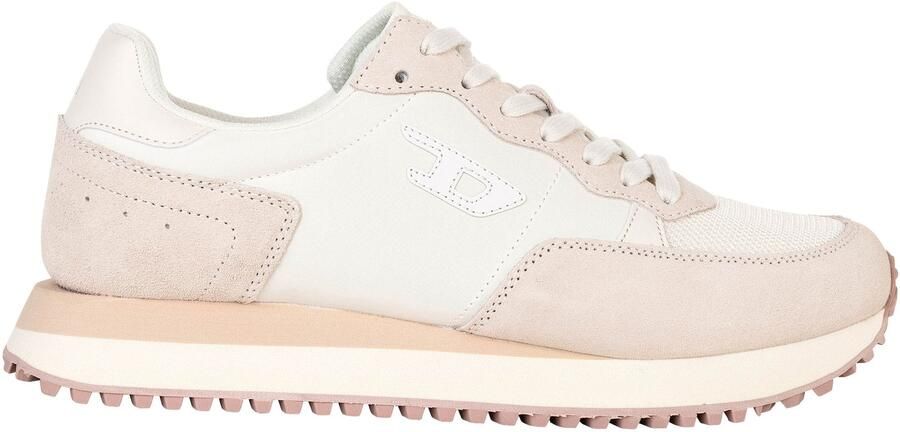 DIESEL Sneakers laag beige wit - Foto 6