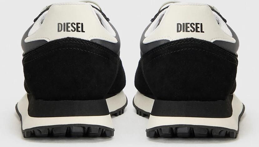 DIESEL Sneakers laag 'D-LIGHT' donkergrijs zwart wit - Foto 4