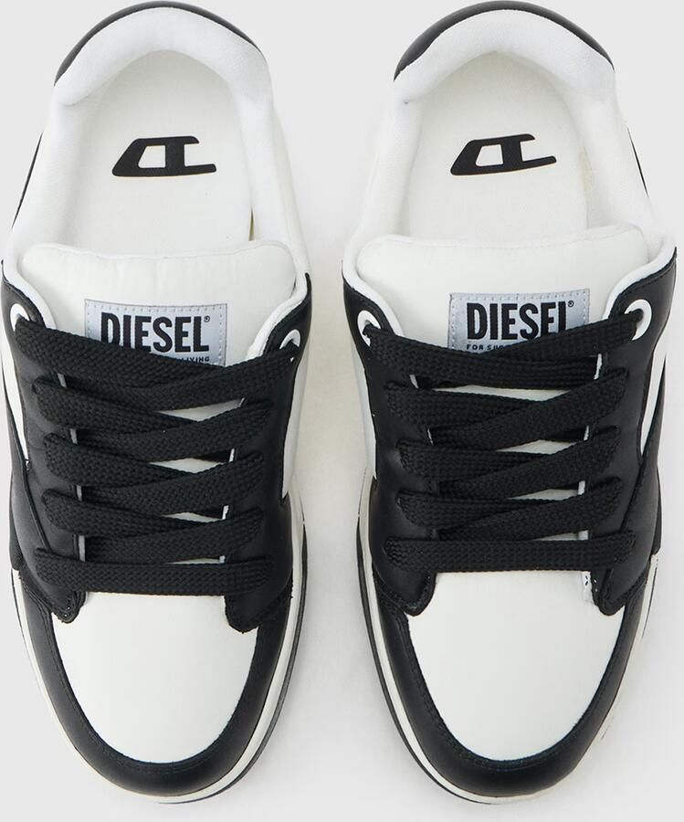 DIESEL Sneakers laag 'D-OLLIE' zwart wit - Foto 2