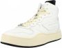Diesel S-ukiyo Mid Heren Hoge sneakers Leren Sneaker Heren Wit - Thumbnail 3