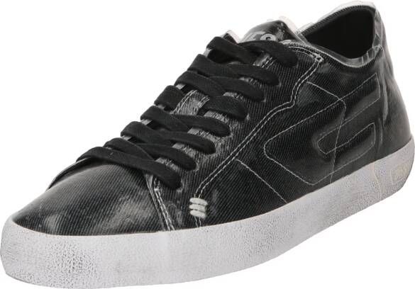 Diesel S-leroji Low Men Sneakers Black Canvas With Tpu Overlay Rrp270 - Foto 2