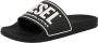 Diesel Zwarte Witte Slide Sandalen Black Dames - Thumbnail 2