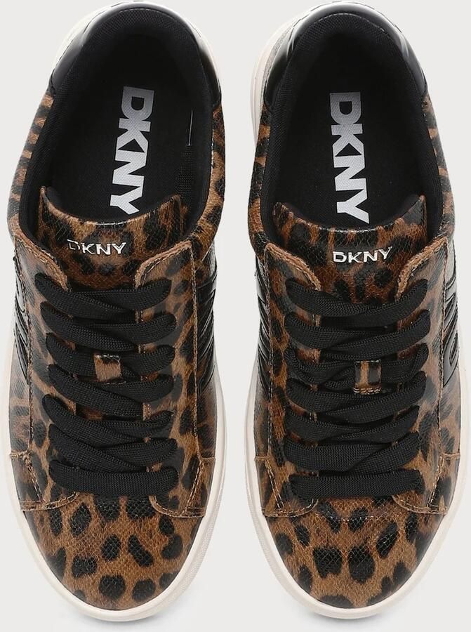 DKNY Sneakers laag 'ABENI' bruin zwart - Foto 3