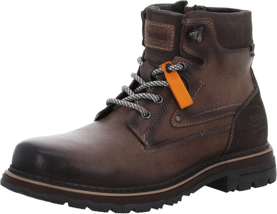 Dockers by Gerli Veterschoenen Winterlaarzen veterschoenen zakelijke laarzen in used look - Foto 2