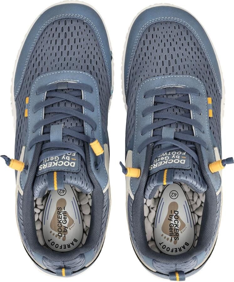 Dockers by Gerli herensneakers voor op blote voeten 58TH004-706600 schoenen blauw - Foto 5