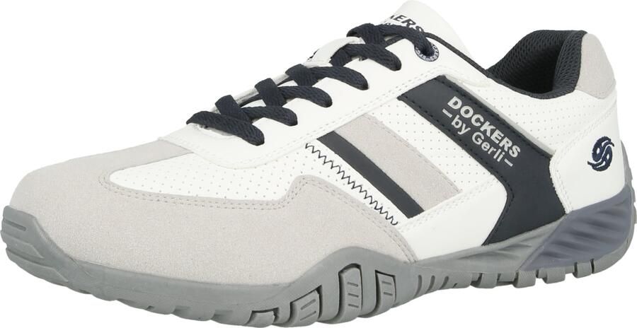 Dockers by Gerli Sneakers laag beige zwart wit