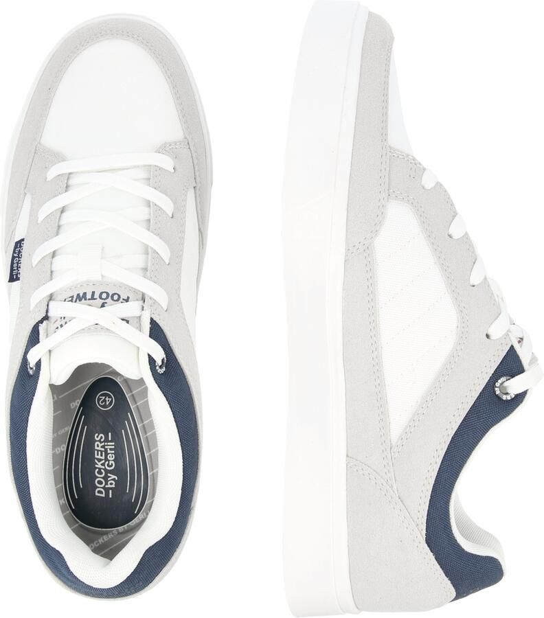 Dockers by Gerli Sneakers laag blauw grijs wit - Foto 2