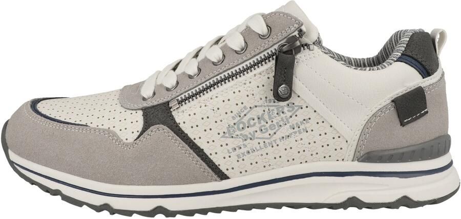 Dockers by Gerli Sneakers laag grijs antraciet wolwit - Foto 3