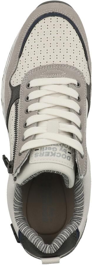 Dockers by Gerli Sneakers laag grijs antraciet wolwit - Foto 6