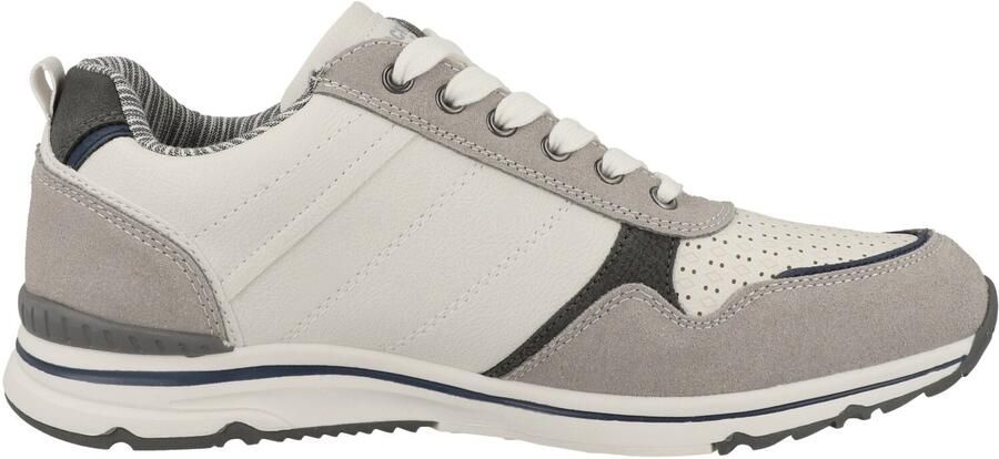 Dockers by Gerli Sneakers laag grijs antraciet wolwit - Foto 4