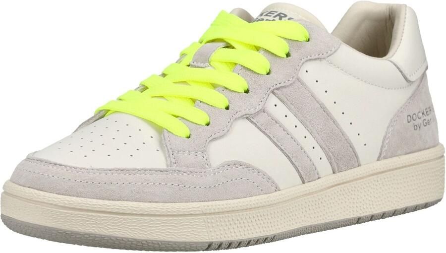 Dockers by Gerli Sneakers laag lichtgrijs natuurwit