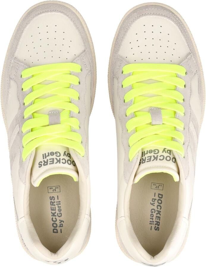 Dockers by Gerli Sneakers laag lichtgrijs natuurwit - Foto 2
