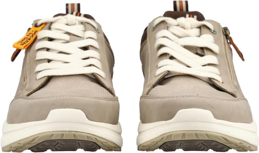 Dockers by Gerli Sportieve veterschoen chocoladebruin taupe - Foto 4