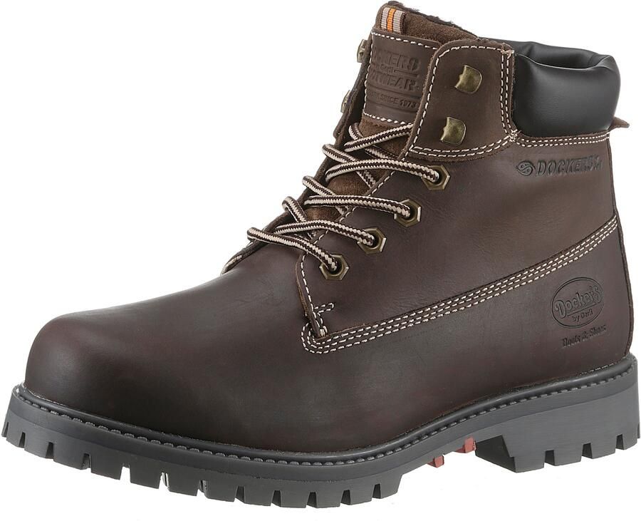 Dockers by Gerli Winterlaarzen Werkschoenen veterschoenen met blokhak - Foto 2