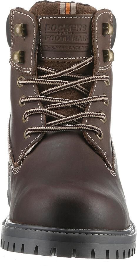 Dockers by Gerli Winterlaarzen Werkschoenen veterschoenen met blokhak - Foto 4