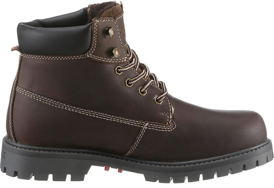 Dockers by Gerli Winterlaarzen Werkschoenen veterschoenen met blokhak - Foto 3