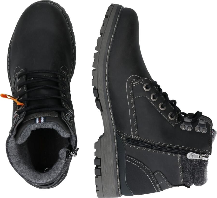 Dockers by Gerli Veterboots antraciet koraal zwart - Foto 2