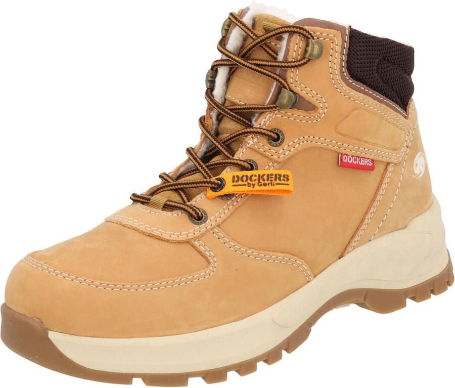 Dockers by Gerli Boots Heren Winter Laarzen Winterschoenen Gevoerd Schoenen Leer 53KL103