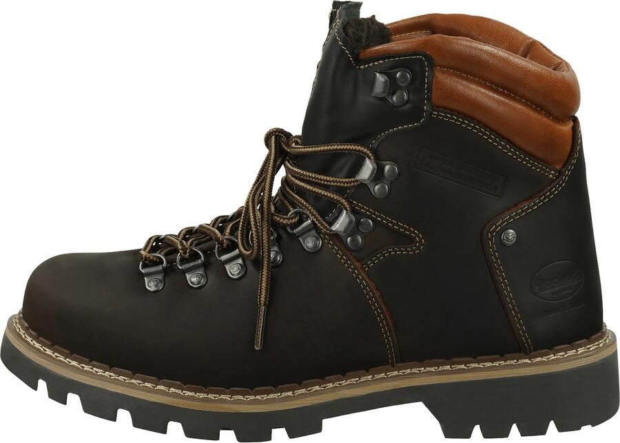 Dockers by Gerli Boots Heren Trekking Laarzen Gevoerd Berg Schoenen Leer Bruin 45NB104 - Foto 3