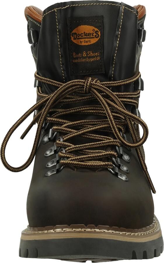 Dockers by Gerli Boots Heren Trekking Laarzen Gevoerd Berg Schoenen Leer Bruin 45NB104 - Foto 5