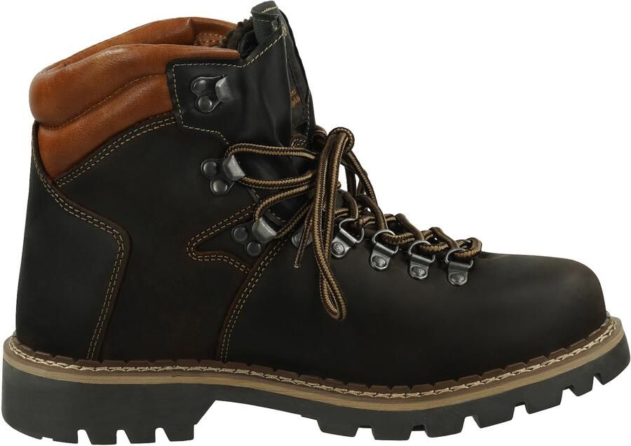 Dockers by Gerli Boots Heren Trekking Laarzen Gevoerd Berg Schoenen Leer Bruin 45NB104 - Foto 4