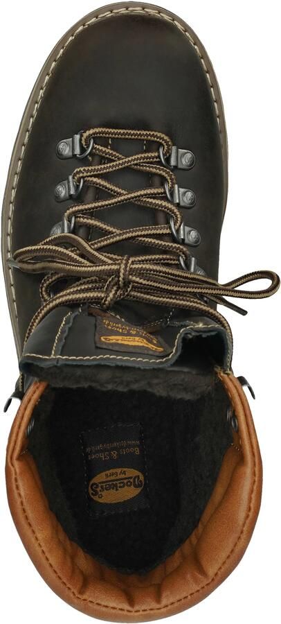 Dockers by Gerli Boots Heren Trekking Laarzen Gevoerd Berg Schoenen Leer Bruin 45NB104 - Foto 7