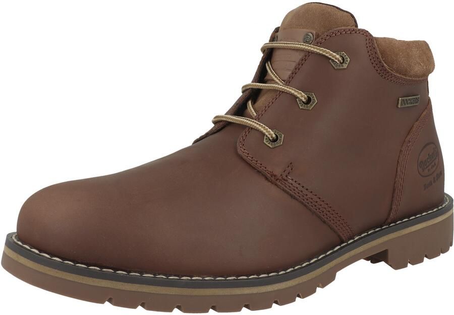 Dockers by Gerli heren leren veterschoenen 53WI013-401410 bruin - Foto 6