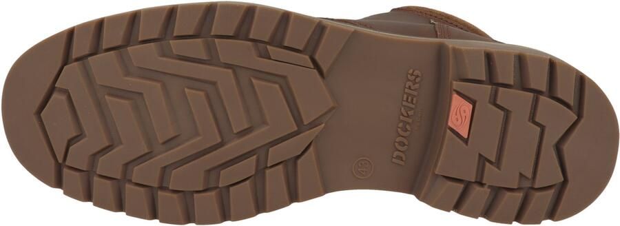 Dockers by Gerli heren leren veterschoenen 53WI013-401410 bruin - Foto 5