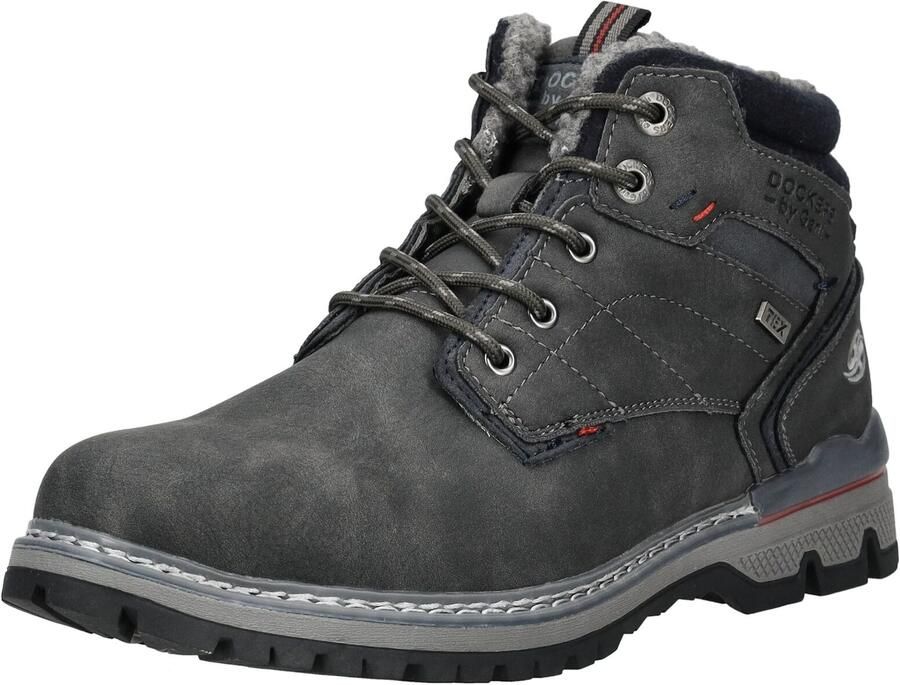 Dockers by Gerli Veterboots donkergrijs