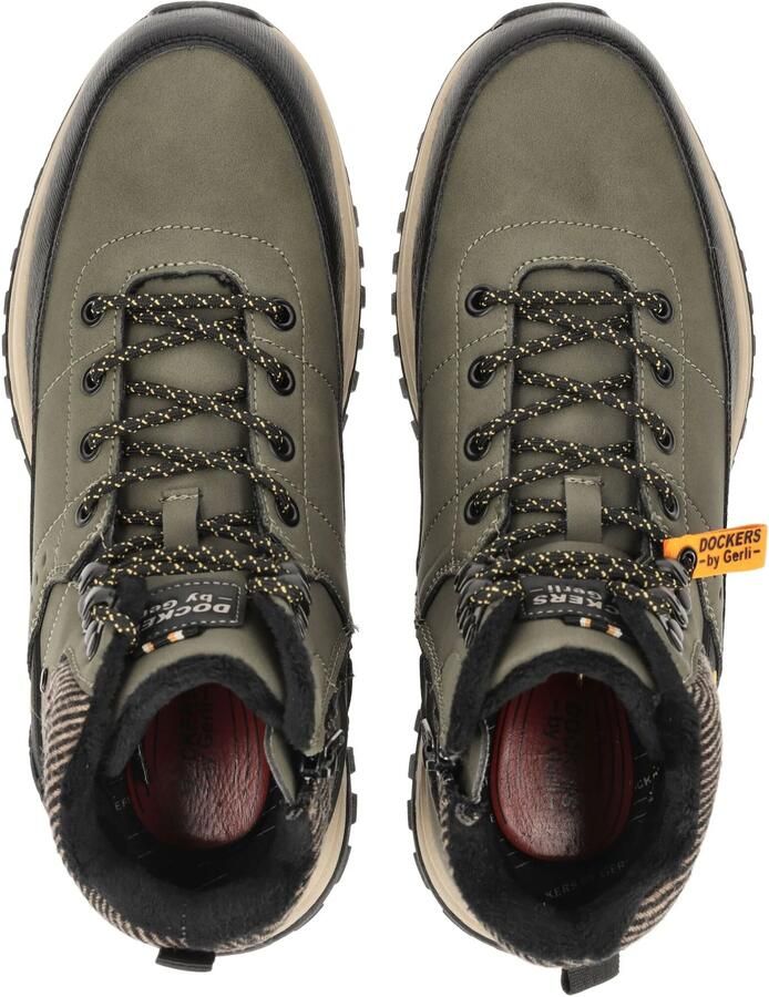 Dockers by Gerli Veterboots groen zwart - Foto 3