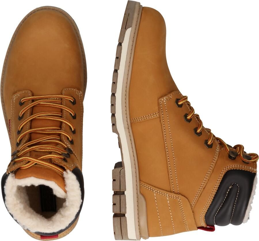 Dockers by Gerli Boots Heren Gevoerde Winterlaarzen Boots Leer Bruin 43LU110 - Foto 4