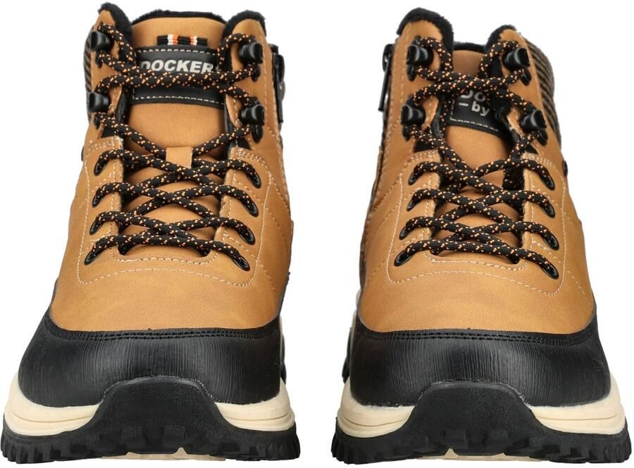 Dockers by Gerli Veterboots karamel zwart - Foto 4