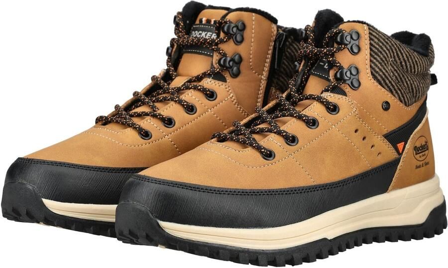 Dockers by Gerli Veterboots karamel zwart - Foto 5