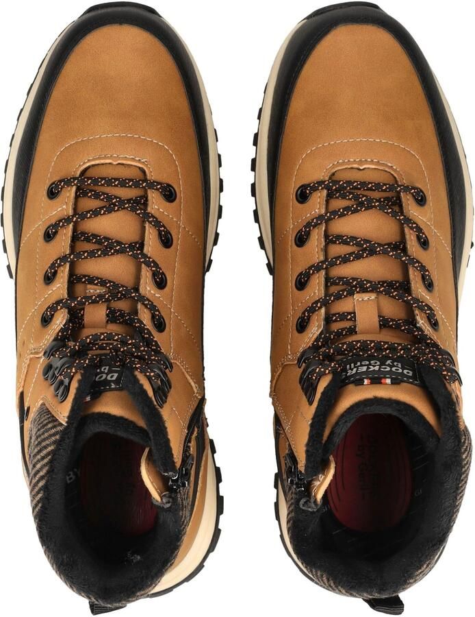 Dockers by Gerli Veterboots karamel zwart - Foto 3