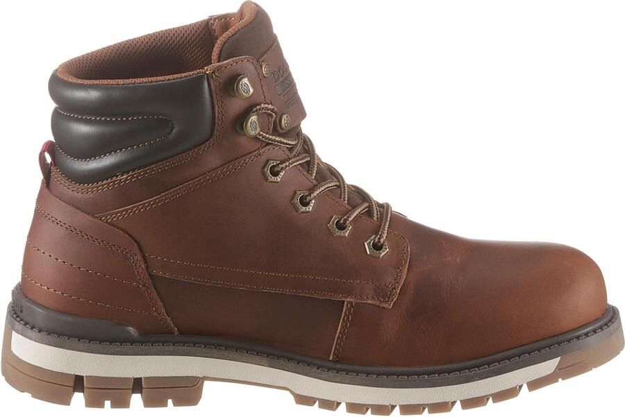 Dockers by Gerli Veterboots kastanjebruin donkerbruin rood