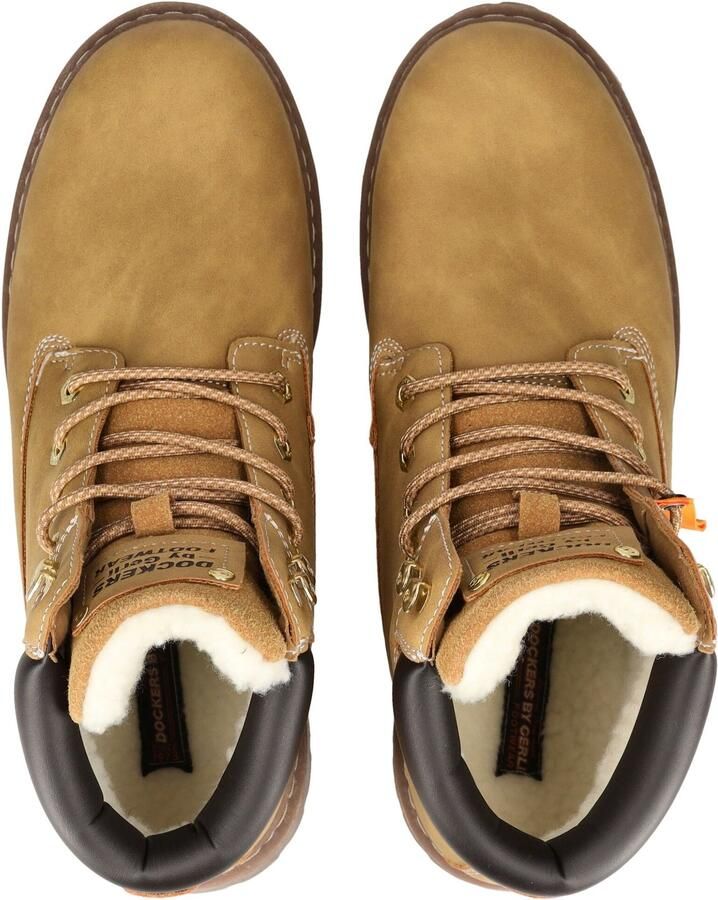 Dockers by Gerli Tex-laarzen voor heren gevoerd Golden Tan (geel) 55EA101 - Foto 3