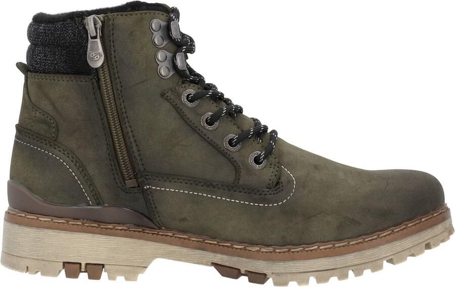 Dockers by Gerli Veterboots olijfgroen zwart gemêleerd - Foto 2