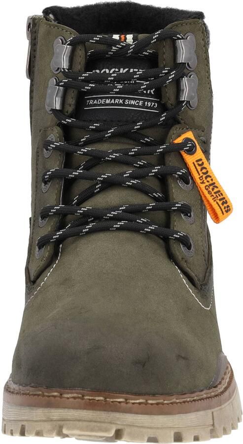 Dockers by Gerli Veterboots olijfgroen zwart gemêleerd - Foto 4