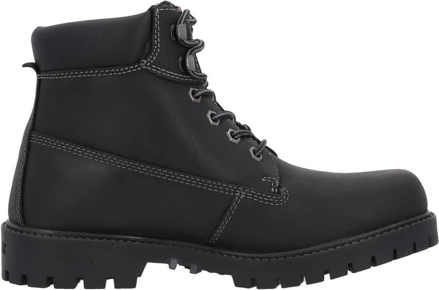 Dockers by Gerli Winterlaarzen Werkschoenen veterschoenen met blokhak