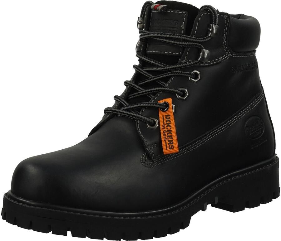 Dockers by Gerli Boots Heren Winter Schoenen Laarzen Boots Leer Zwart 53AX003