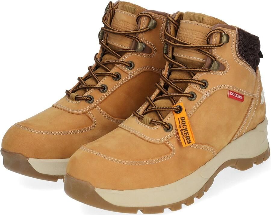 Dockers by Gerli 53KL003 Boots Heren Winter Stiefel Boots Sneakers Schoenen Leer Golden-Tan - Foto 7