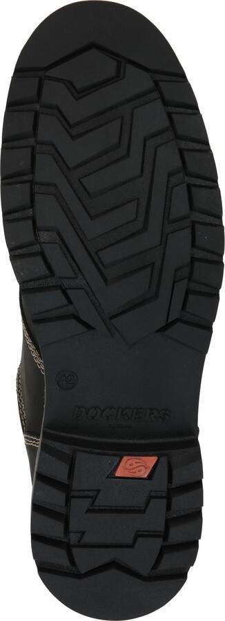 Dockers by Gerli heren leren veterschoenen 53WI013-401100 laarzen zwart - Foto 4