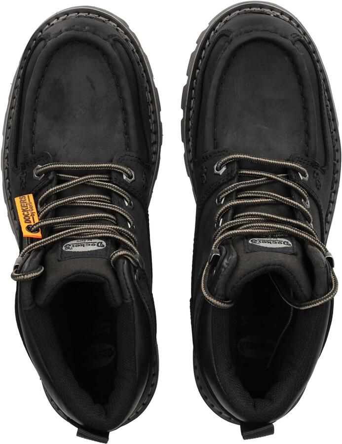 Dockers by Gerli leren herenlaarzen zwart - Foto 4
