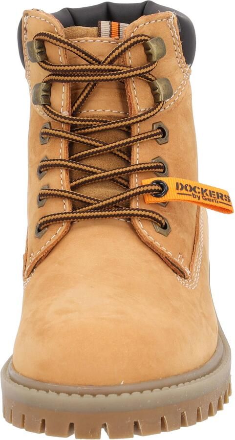 Dockers by Gerli Veterlaarsjes camel zwart - Foto 4